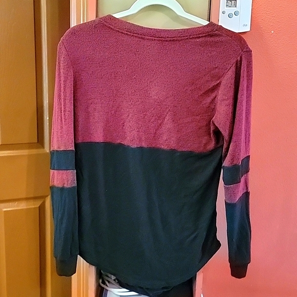 No Boundaries Button Neck Long Sleeve - Picture 3 of 3